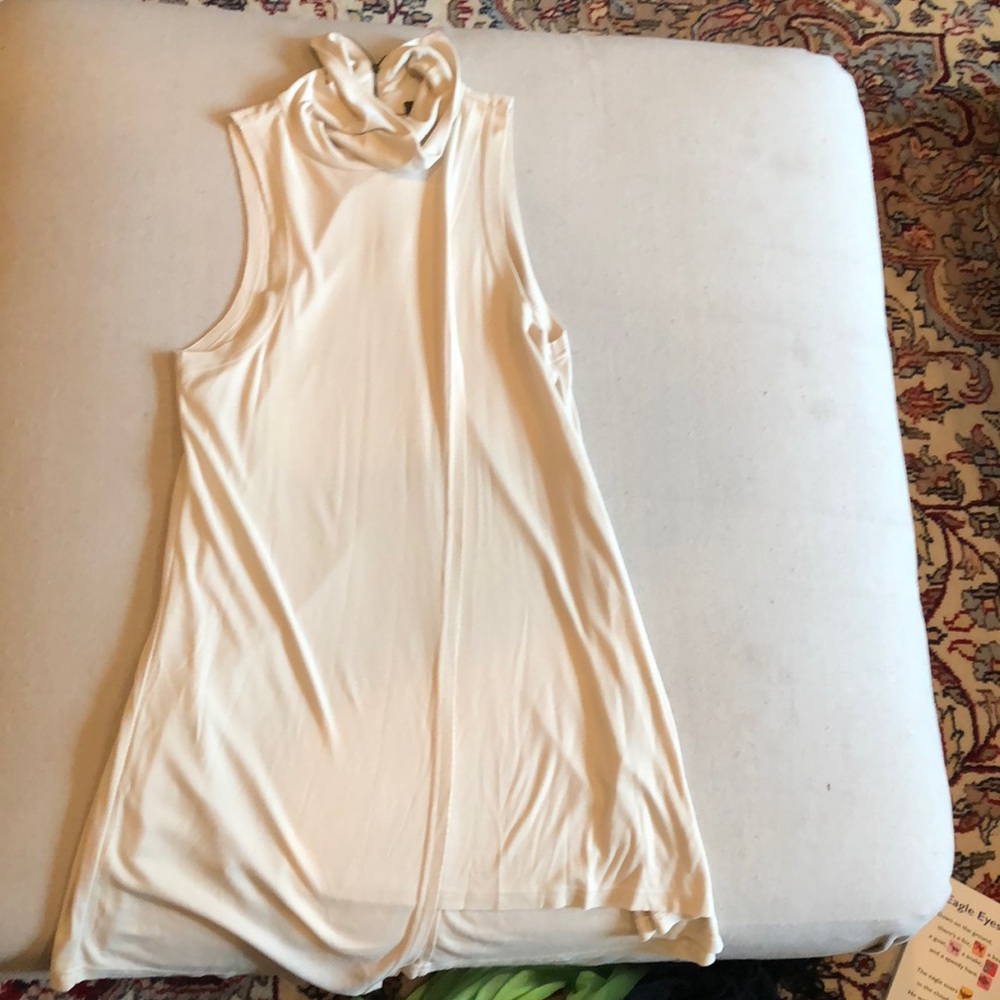 Cream free people tunic.